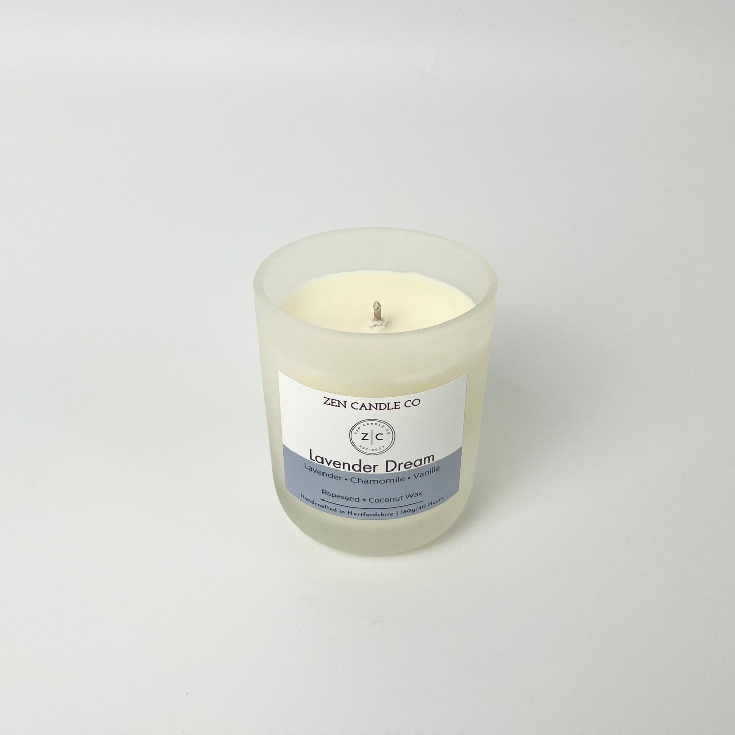 LAVENDER DREAM SCENTED CANDLE - LAVENDER CHAMOMILE & VANILLA