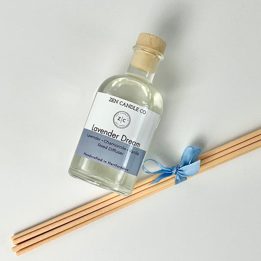 LAVENDER DREAM REED DIFFUSER - LAVENDER CHAMOMILE & VANILLA