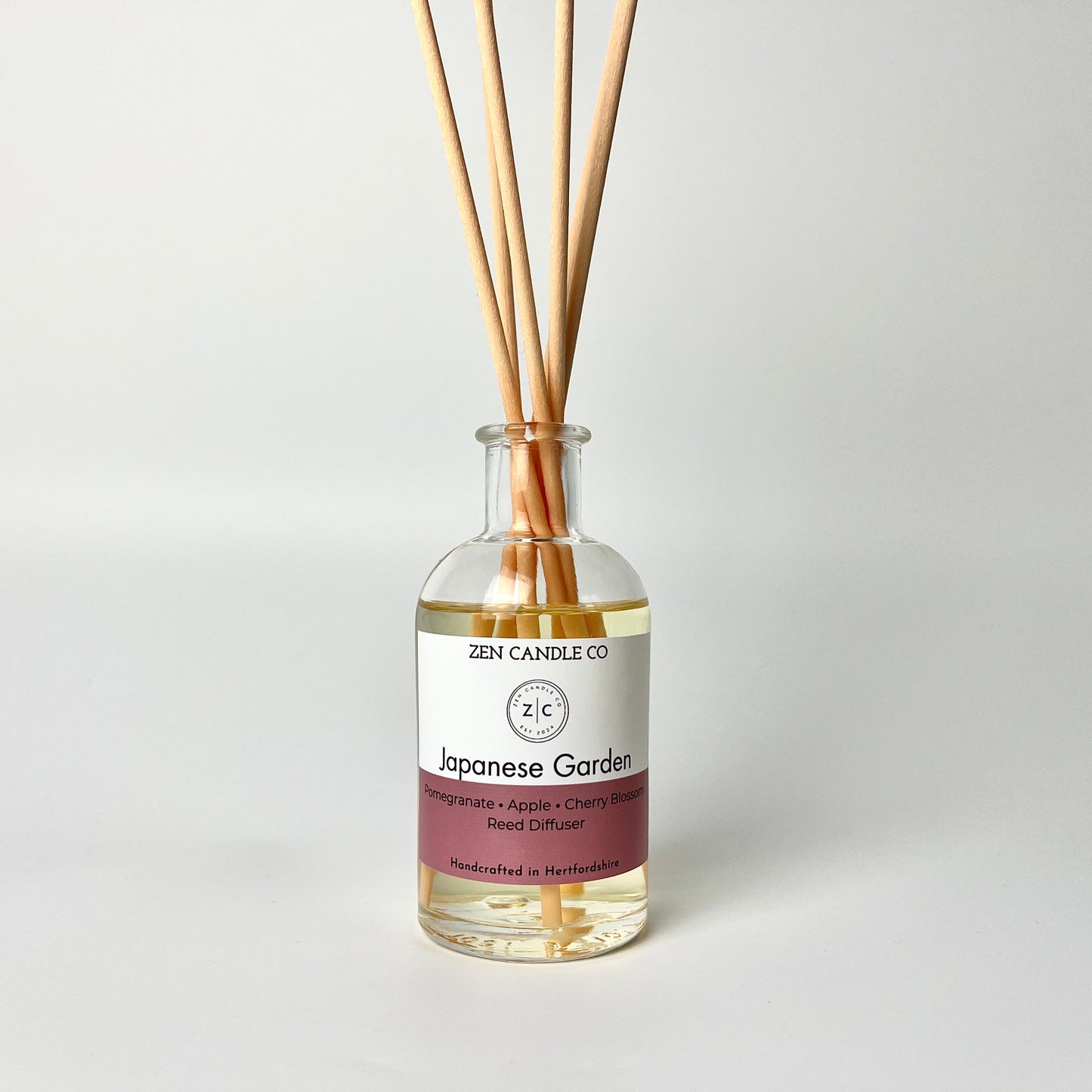 JAPANESE GARDEN REED DIFFUSER - POMEGRANATE APPLE & CHERRY BLOSSOM